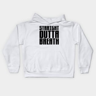 Straight Outta Breath Kids Hoodie